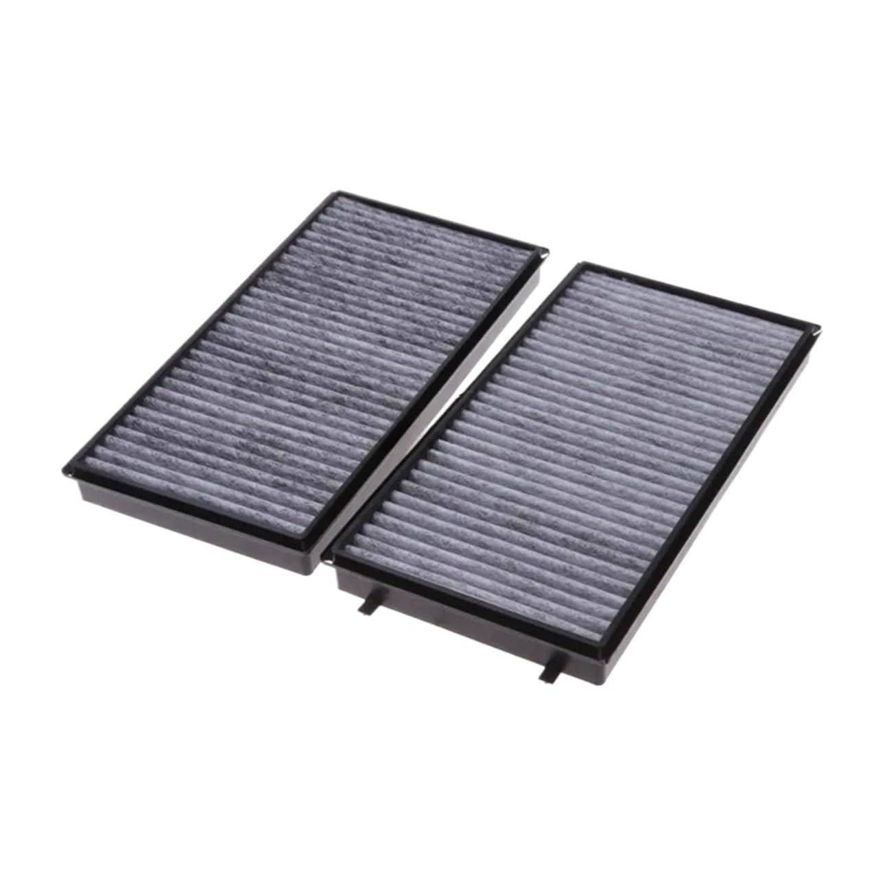 Filtro de cabina para BMW E65 y E66, juego de 2 unidades con carbón activado negro 7