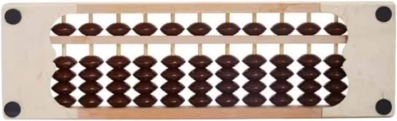 Math Abacus Educational Tool Abacus 13 Digits Calculator Counting Tool Math Learning Beginners for School Education Office Decoration
