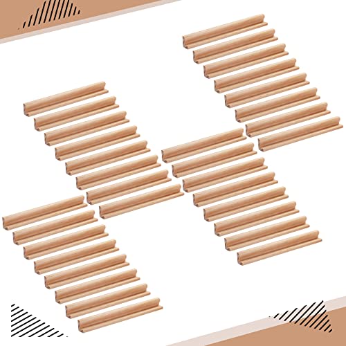 Set de 32 soportes de madera para fichas miniatura 2