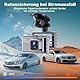 Dashcam Auto vorne und hinten Dasch cam 4K mit GPS 5Ghz WiFi Dash Cam mit 64GB SD Auto Kamera mit Parküberwachung/Super Nachtsicht/Loop-Aufnahme