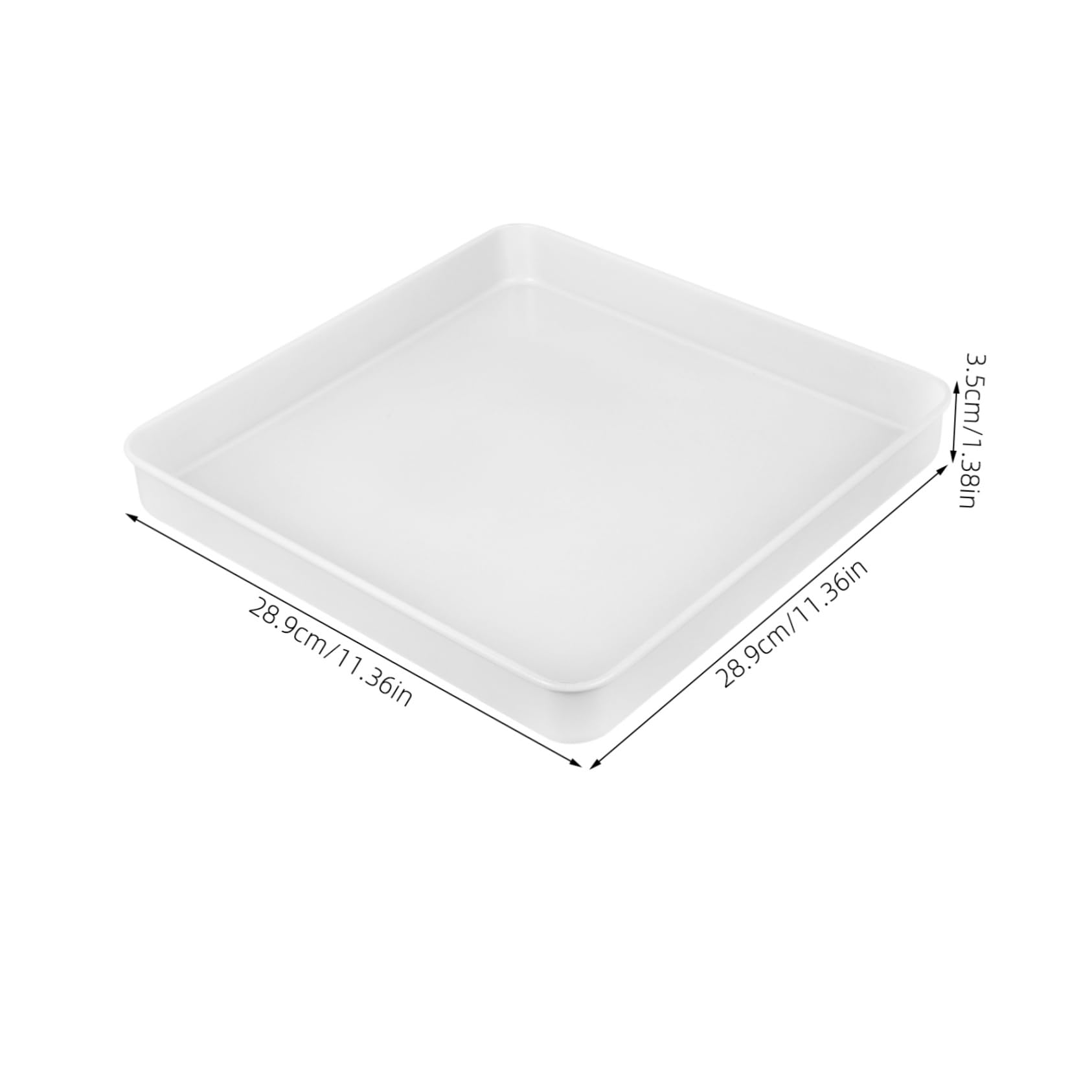 MUCKLILY Sheet Square Non Stick Baking Pan Cake Mold for Easy Baking Kitchen Tool for Home Bakers for Cookie and Cake Preparation