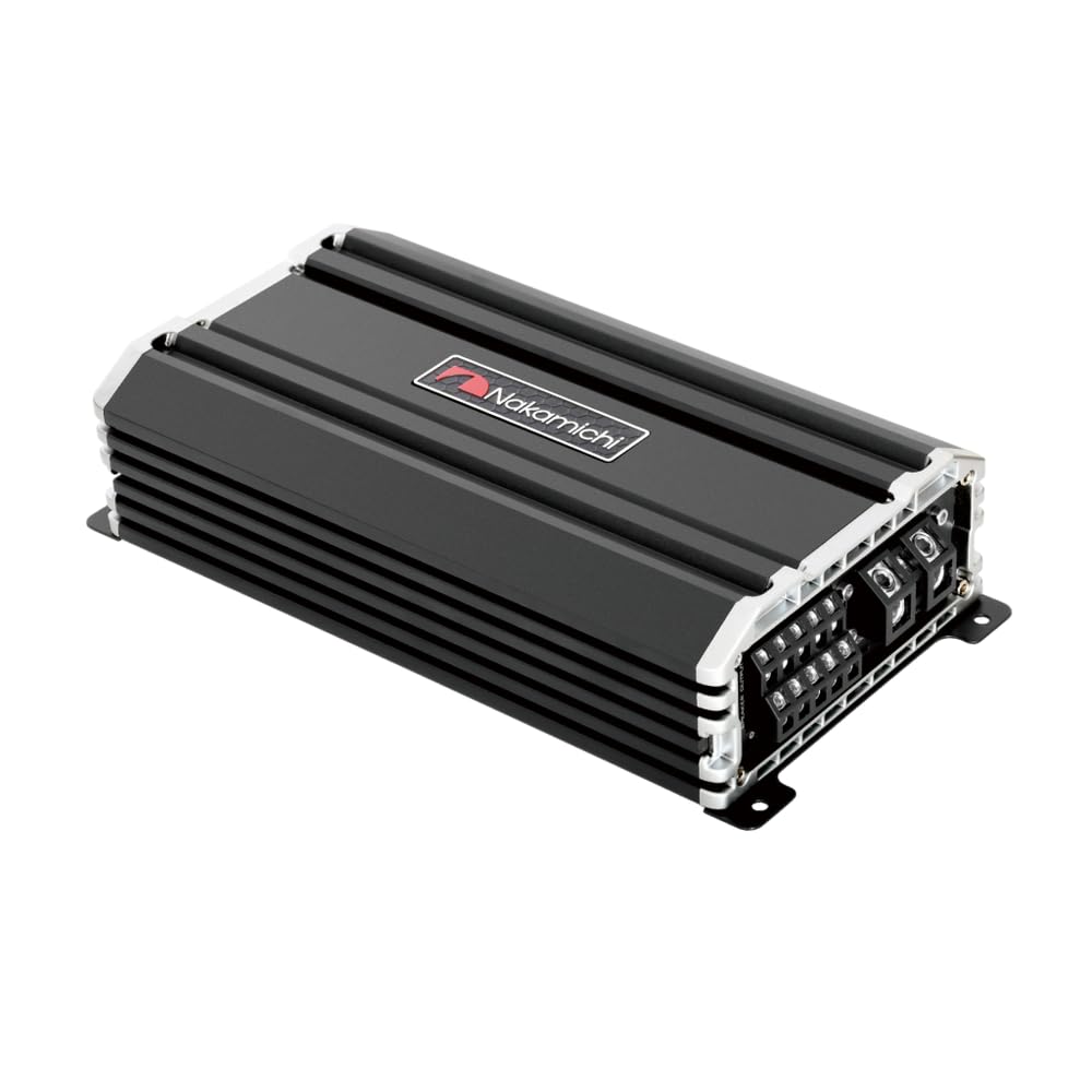 Nakamichi 5-Channel Amplifier NHTD600.5 Class D RMS Output @ 4Ω: 100W × 4 + 400W × 1 with Bass Knob Controller Included — Amazon image 2