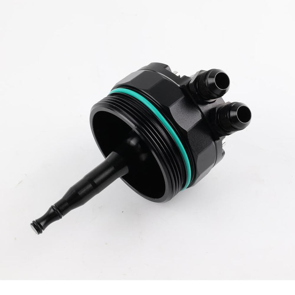 Tappo di copertura dell'alloggiamento del filtro dell'olio motore in alluminio compatibile con E36 E46 E60 Z3 Z4 M52 M54