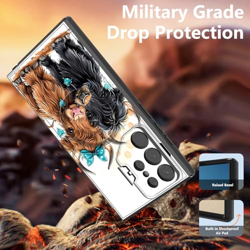 Coque antichoc Samsung S25 Ultra double couche avec anneau aimanté et béquille - 3