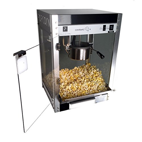 Paragon Contempo Pop 4 Ounce Popcorn Machine For Professional Concessionaires Requiring Commercial Quality High Output Popcorn Equipment, Black, (1104220) #TOP3