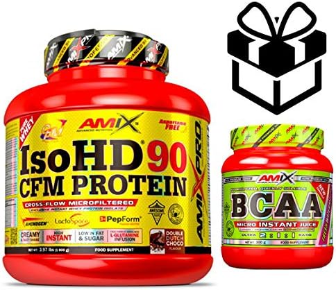 Amix Pro ISO HD 90 CFM PROTEIN 1800 gr DOUBLE Choco + BCAA Flash + Mixer
