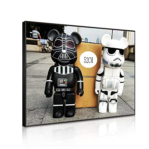 輸入雑貨　希少　ベアブリック　フィギア入り　特殊アートパネル 輸入雑貨希少ベアブリックフィギア入り特殊アートパネル