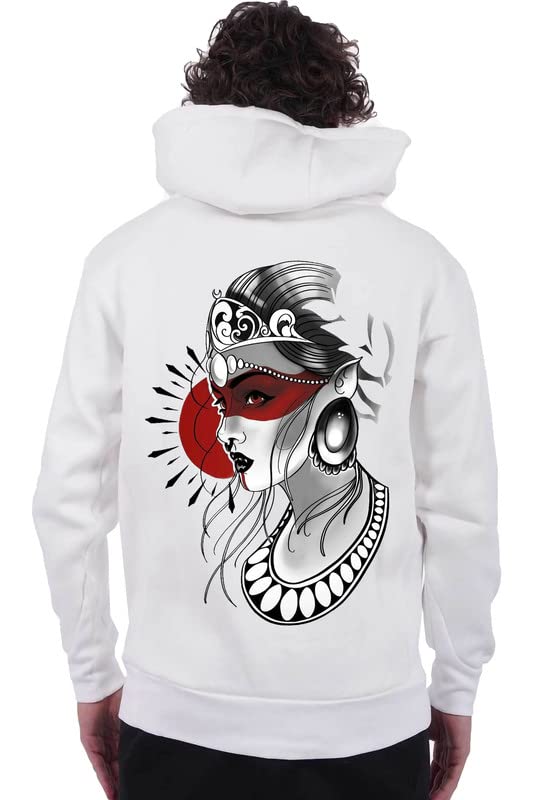 EPIKODemon Queen Graphic Printed Cotton Fleece Unisex Hoodie