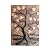 CT Copper Tailor Copper Backsplash for Kitchen, Hand Hammered Copper Tile Mural, Decorative Metal Wall Art for Bathroom, Fireplace,Tree Design,12"W x16"H
