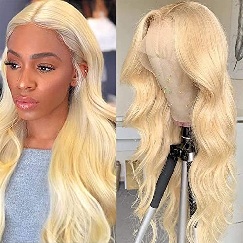 613 Lace Front Wig Human Hair Pre Plucked for Women 180% Density 24 Inch