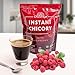 CHICORAYA Instant Chicory Cofee - Best for Decaf and Diet - Keto & Vegan Beverage Blend - Coffeine-Free Cofee Substitute Alternative - Roasted Root Powder, No Sugar (Raspberry, 14.1 oz)
