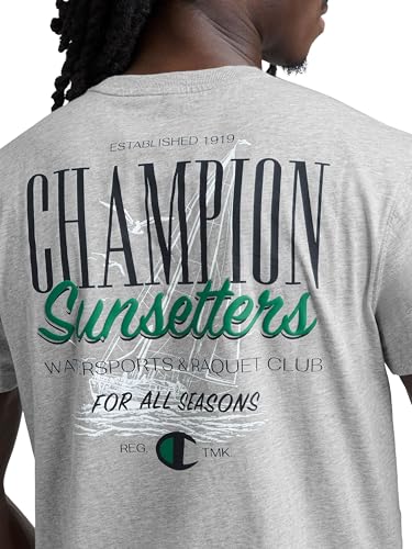 Image of Champion Men's Classic Graphic Short Sleeve T-Shirt, Standard Fit, Champion Club Graphics