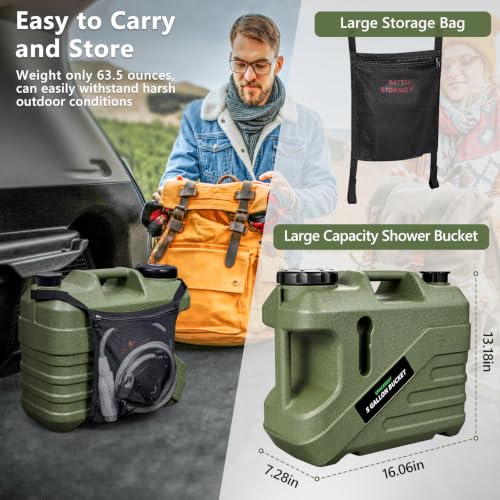SPACEREST Camping Shower with Jug