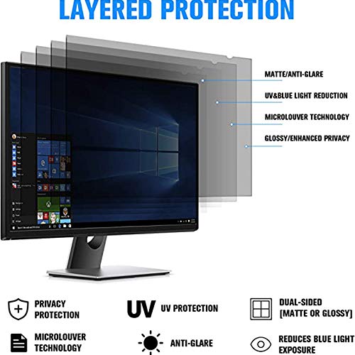 Filtro antideslumbrante para monitor 23.6 que reduce el dolor de ojos 6