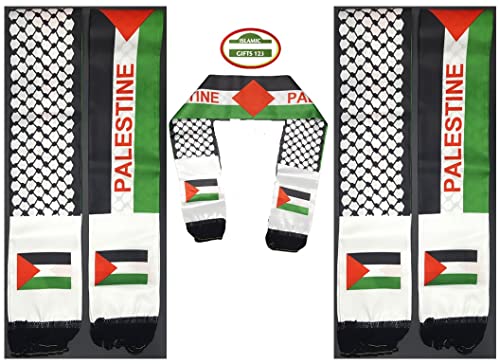 Wholesale Palestine Scarf آل القدس Jerusalem Palestine Flag KEFFIYEH Men's Scarf AQSA Free Gaza Scarf Palestine Wedding Gifts4
