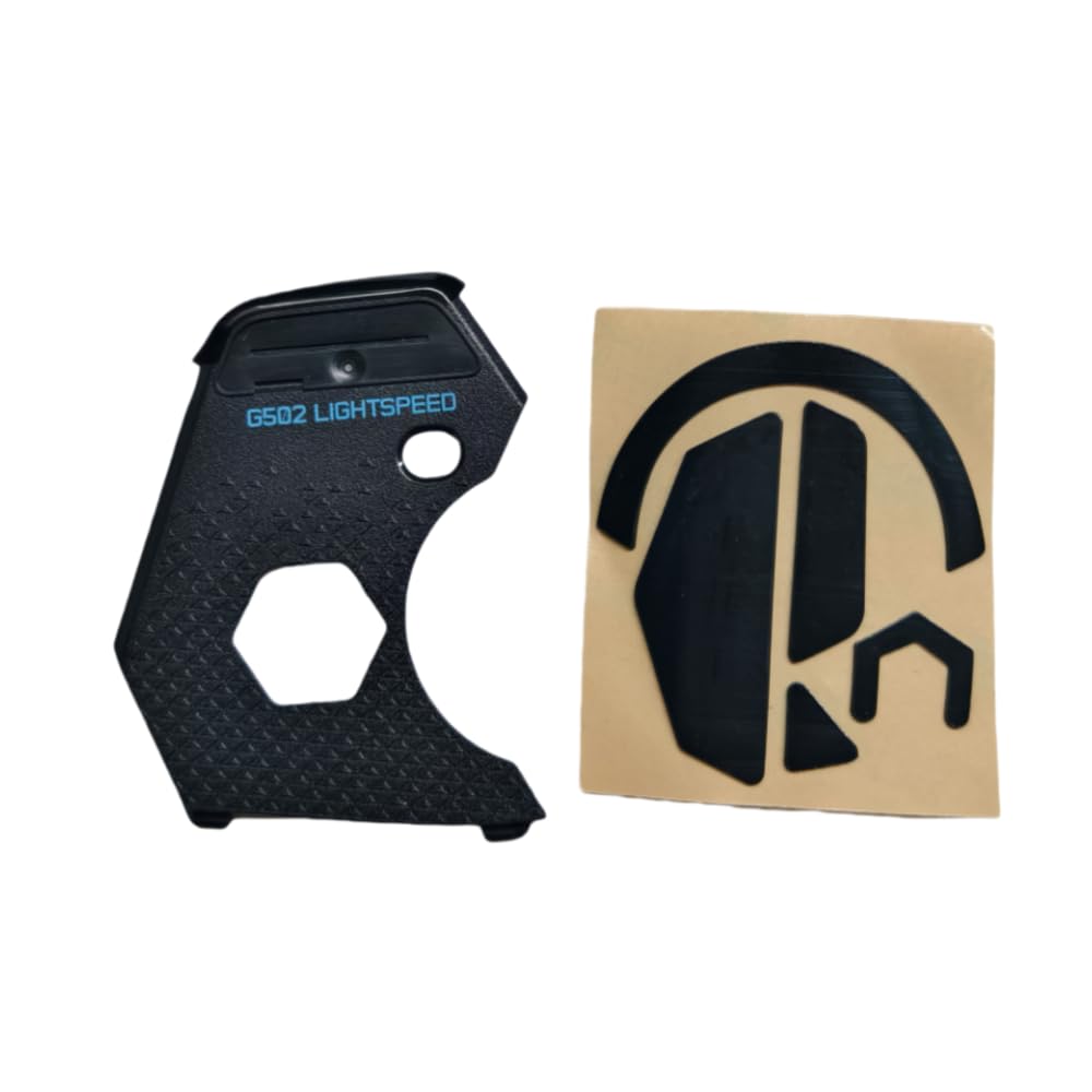 Back Counterweight Cover and Mouse Feet Replacement for Logitech G502 Lightspeed Wireless Gaming Mouse Black-picture-13