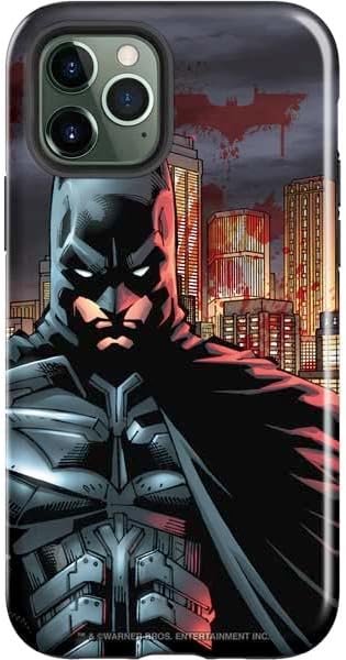 Skinit Impact Phone Case Compatible with iPhone 12 Pro Max - Officially Licensed DC Comics Batman Dark Knight Rises Poster Design