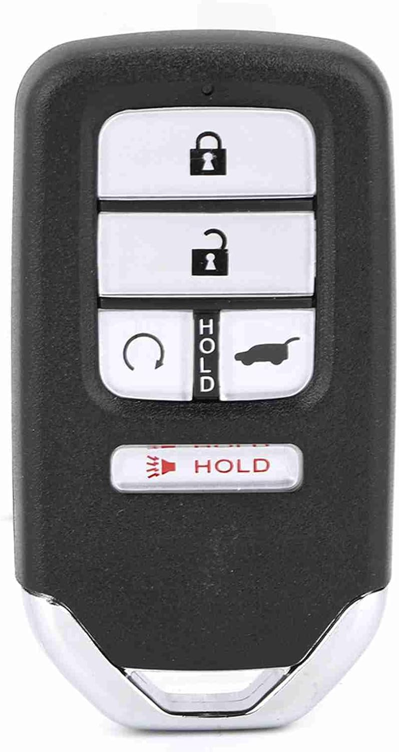 4 Button Car Remote Control Key Fob Fit for SUV Replaces OE KR5V2X – 433MHz Frequency 47 Chip with Internal Circuit Board and Durable ABS Shell