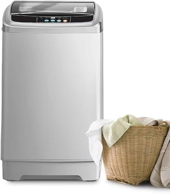 Small Portable Washer,Washer and Dryer Combo with LED Display, Powerful Bucket Self-cleaning Function,110-120V