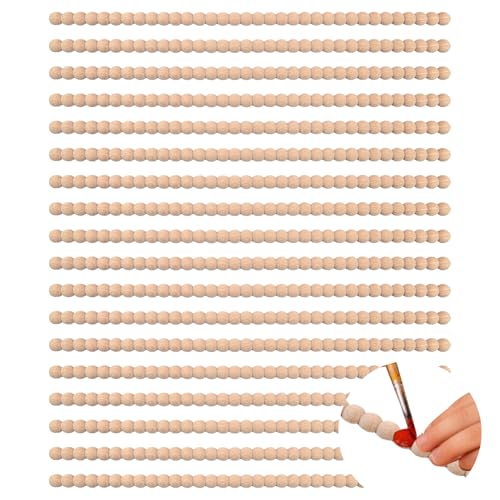 Recopilación de Madera sin acabado Top 5. 43 18 piezas de molduras de madera de bobina, varillas de moldeo con abalorio sin acabar, adornos de madera decorativos para decoración de pared y molduras para gabinetes, estantes...
