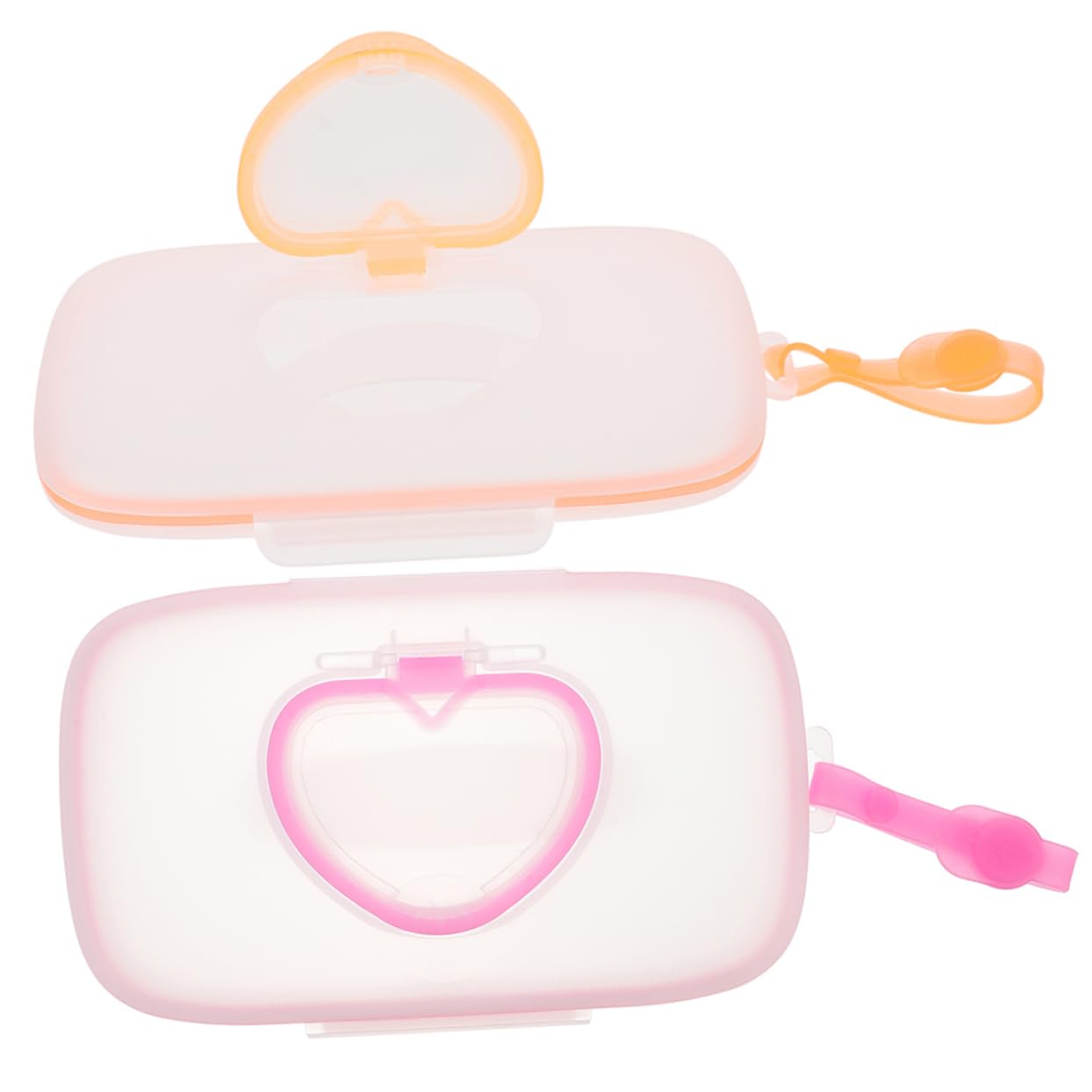 WOFASHPURET 2Pcs Portable Dispenser Travel Wipes Holder for Convenient Storage Box for Tissues Durable Easy to Use for Go Cleanups