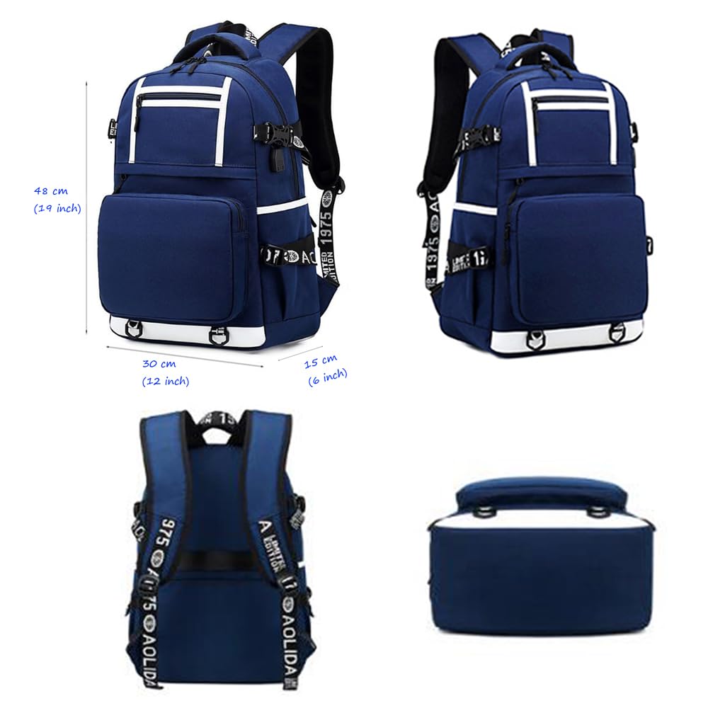 Giocatore Di Calcio Stella Rd7 Multifunzione Luminoso Viaggio Tifosi Calcio Club Zaini Per PC Portatili Zaino