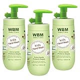WBM Care Baby 8617-3PK Natural Liquid Hand Soap-Honey, Wheatgerm & Organic Olive Oil, (Pack of 3),...
