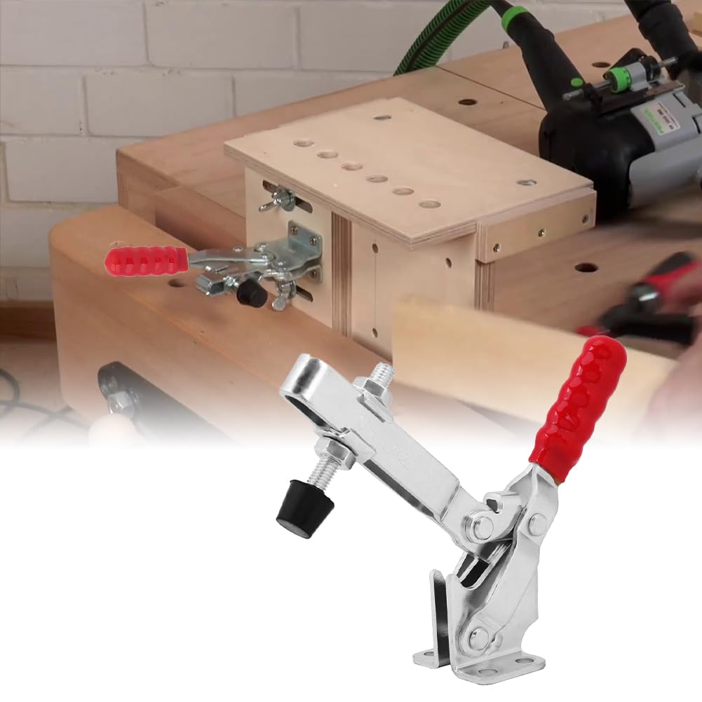 GH-13008 Knebelklemme - Vertikal, Schnellspanner, 320 Kg Tragkraft, Für Handwerk & Schweißen