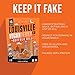 Louisville Vegan Jerky - Buffalo Hot Wing, Vegetarian & Vegan-Friendly Jerky, 21 Grams of Non-GMO Soy Protein, 210 Calories Per Bag, Gluten-Free Ingredients (3 oz, 5-Pack)