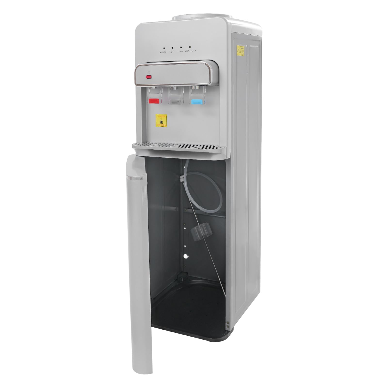 Dispensador de agua de pie, 3 ajustes de temperatura, agua caliente, fría y a temperatura ambiente, enfriador de agua embotellada con carga desde abajo, para dispensar agua potable en la oficina, en