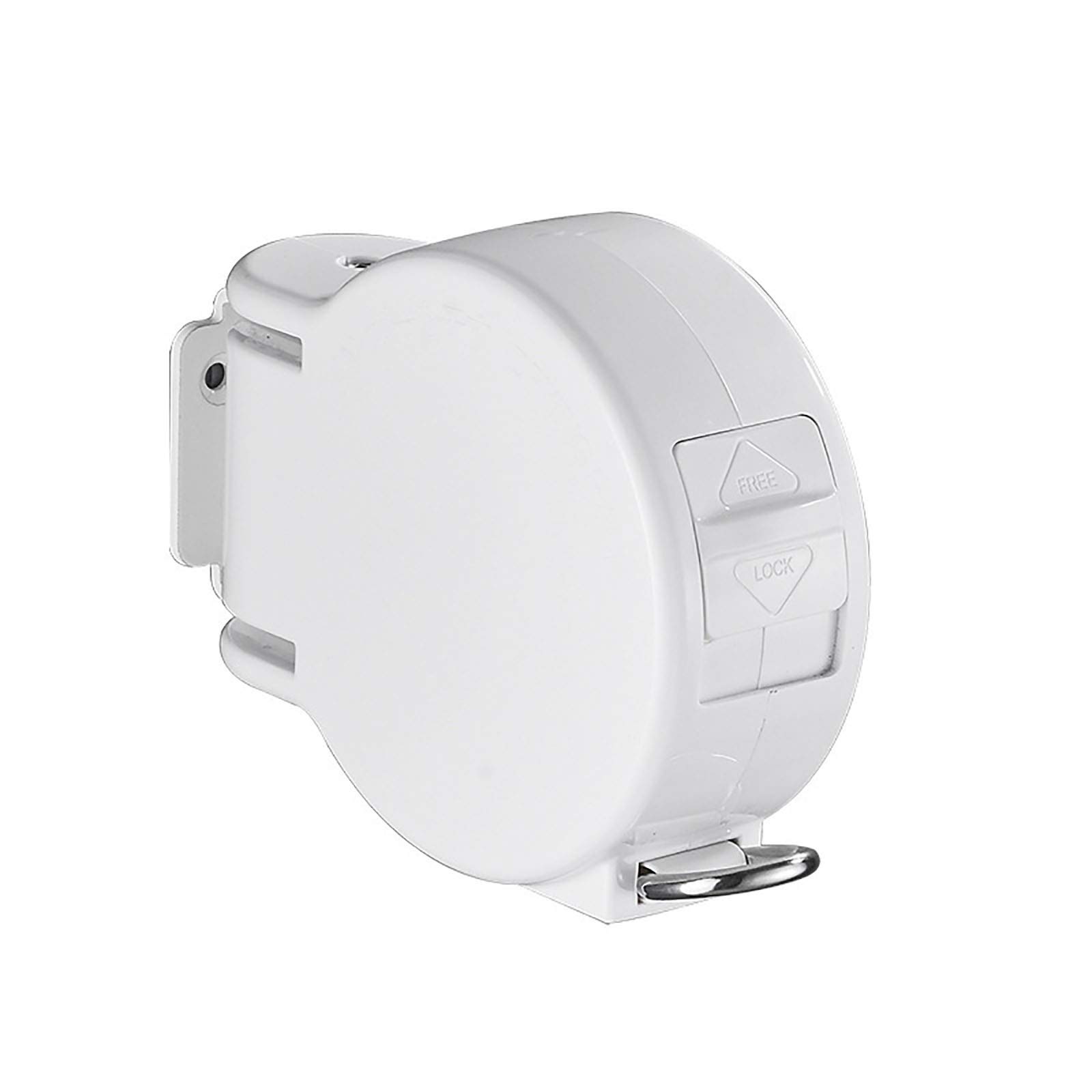 Retractable Clothesline Telescopic Invisible Clothesline With Belt Buckle Drying Rack for Bathroom, Hotel(White)
