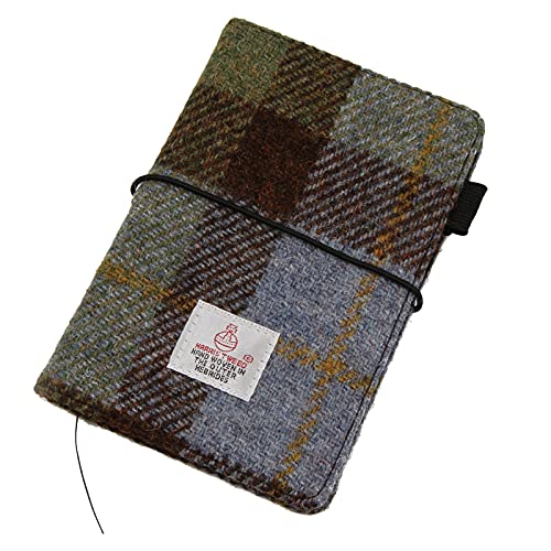Carnet de notes Harris Tweed kraft 8,9 x 14,9 cm petit format de poche