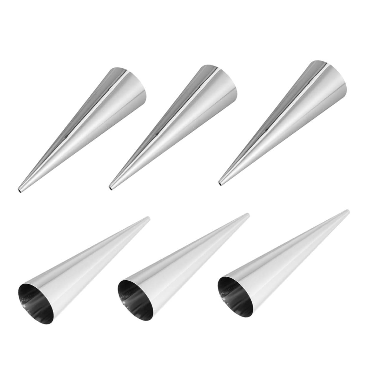 NAMOARLY 6pcs Stainless Steel Pastry Molds Cake Baking Molds for Jam Easy to Stackable Design for Convenient Storage