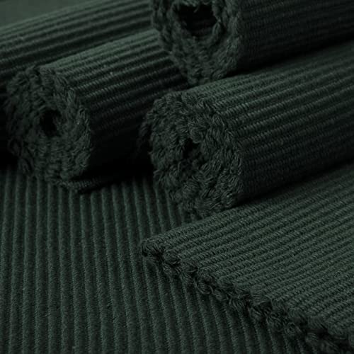 Encasa XO Dining Placemat Set of 6, Dark Green, 48x32 cm (Set of 6) - Image 2