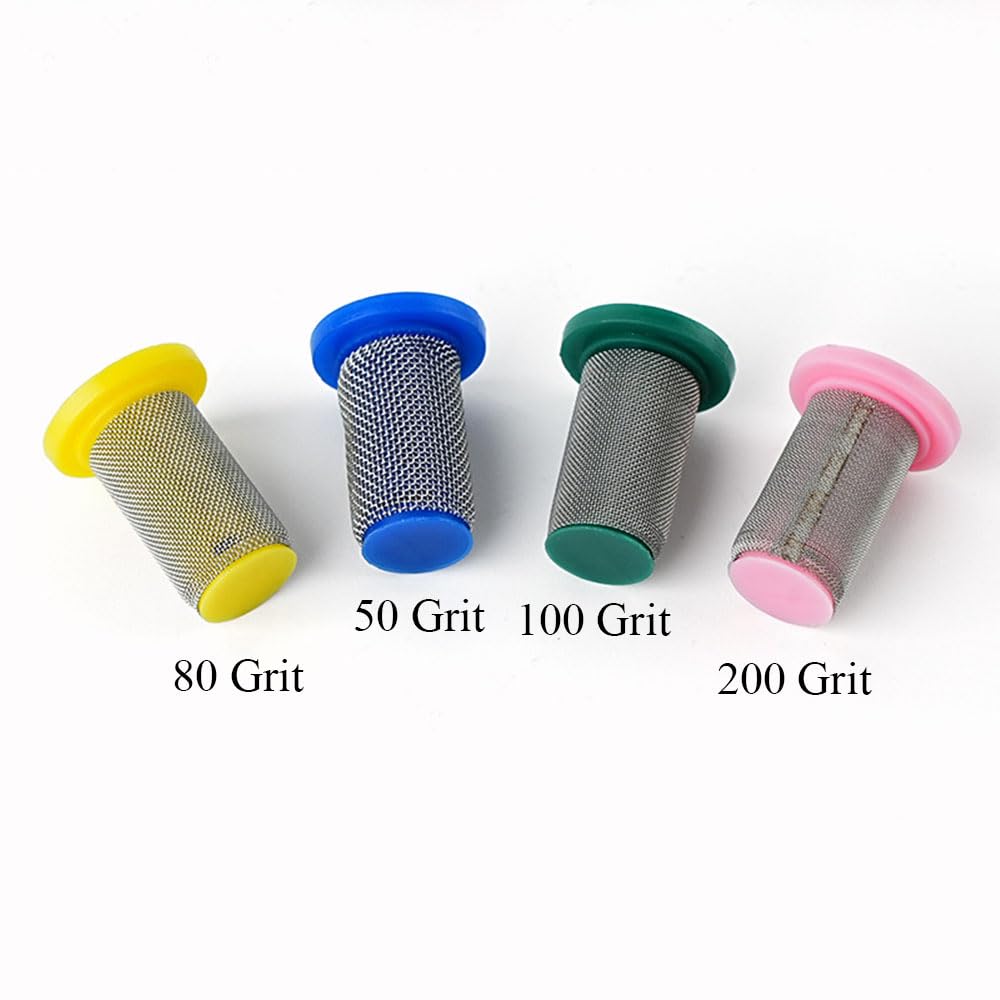 Filtros antigoteo de malla 50 unidades, filtro de pulverización cilíndrico para jeringa posterior