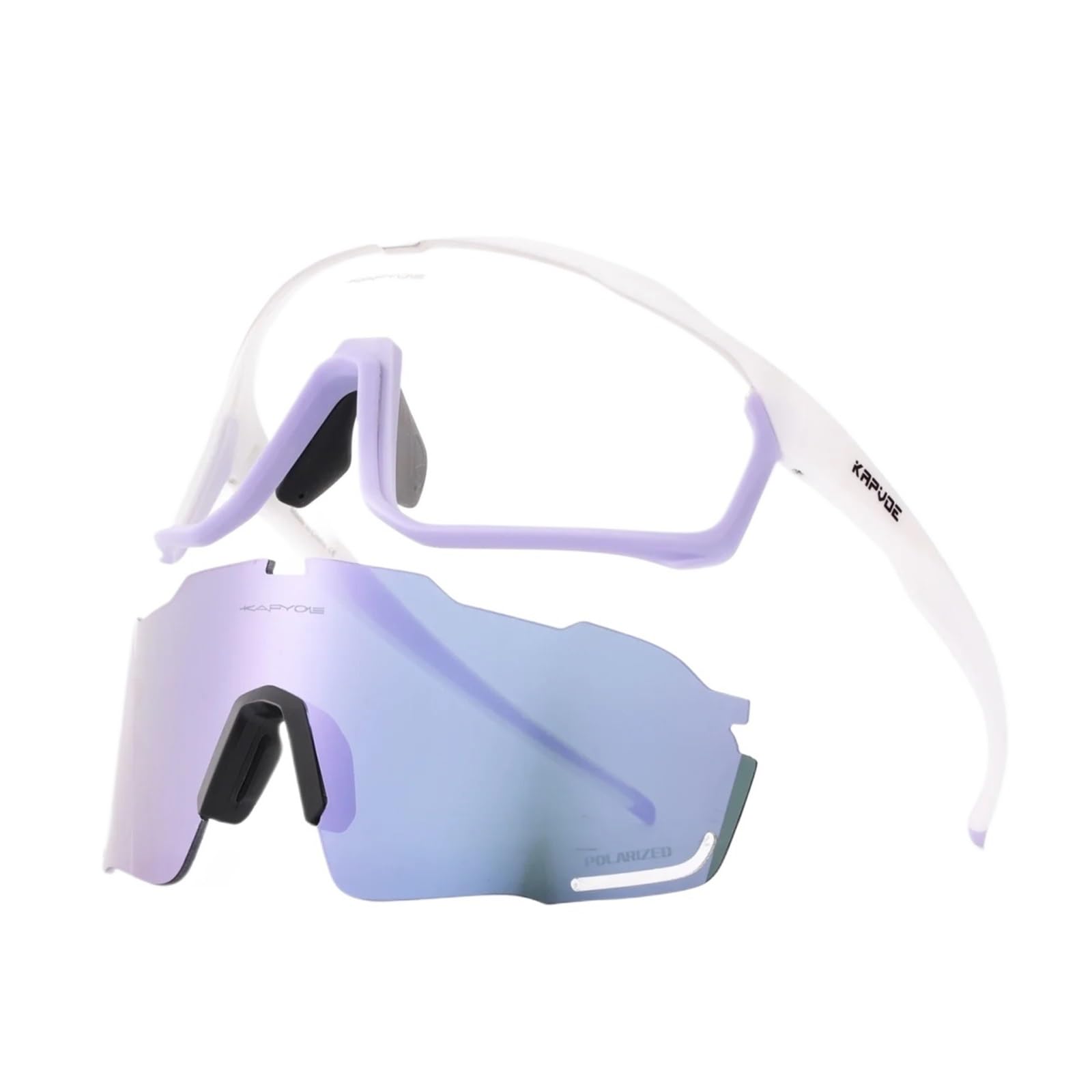 Lunette de cyclisme 2 verres pour sorties vélo et running en montagne