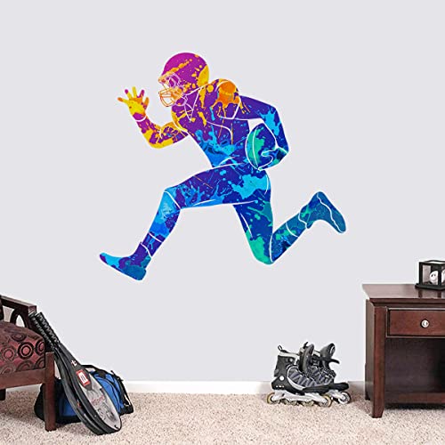 Vinilo decorativo removible jugador de fútbol para pared miniatura 5