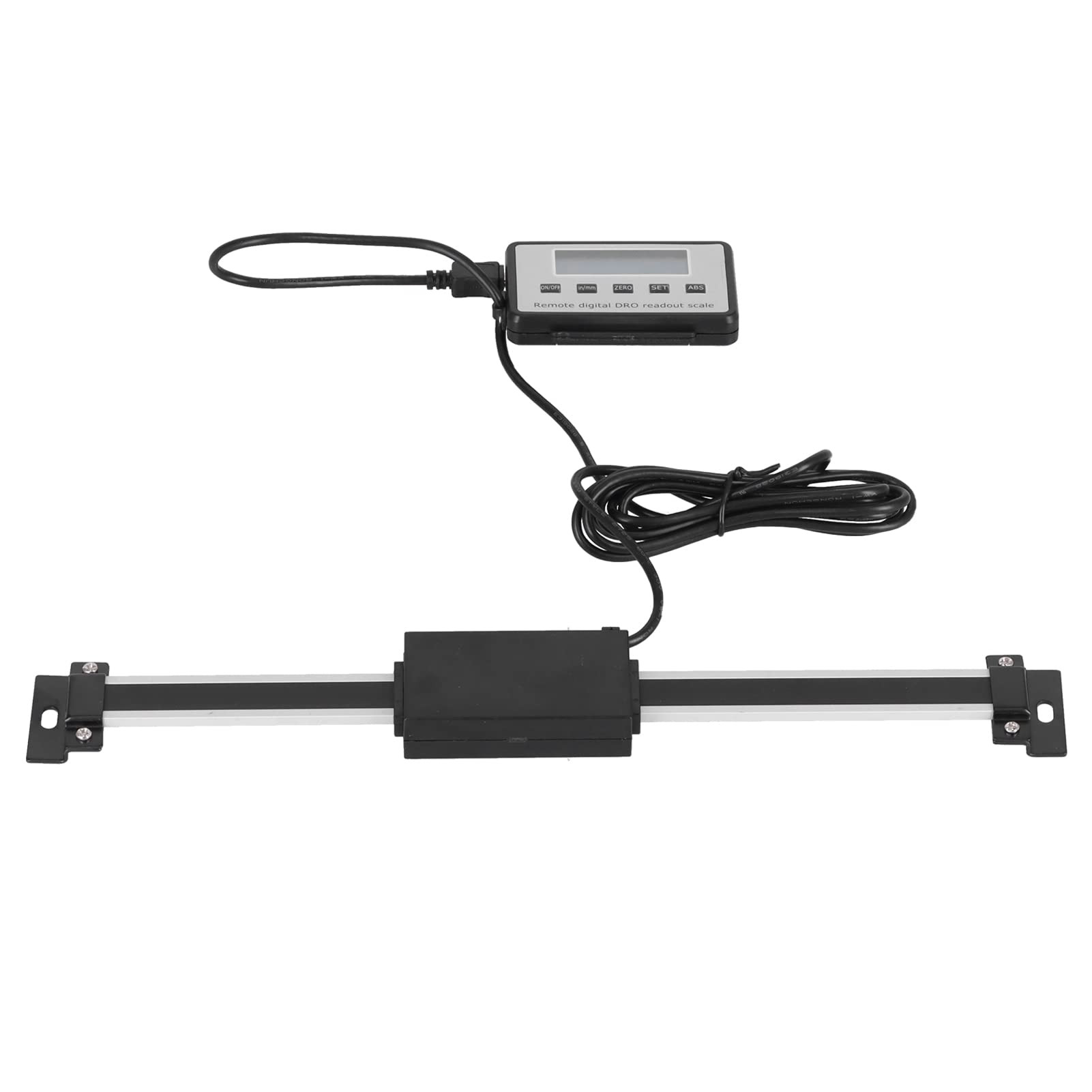Escala lineal de lectura digital Regla de pantalla LCD de alta precisión con respaldo magnético fuerte para tornos y fresadoras Construcción de aleación de aluminio de acero (0-200 mm)