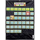 Deluxe Calendar: Black Pocket Chart
