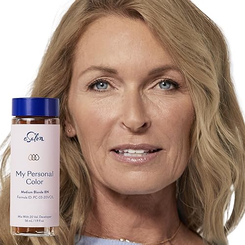 eSalon Permanent Hair Color & Hair Dye Complete Kit- Medium