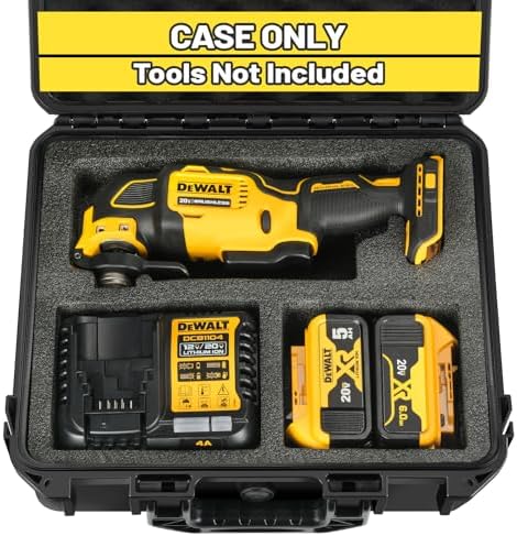 Case for Dewalt Oscillating Multi Tool, Black, Medium, Classic