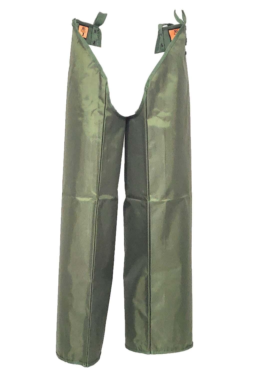 FRATELLIDITALIA Cosciali Gambali Buttero Nylon Impermeabili PVC Colore Verde Caccia Pesca