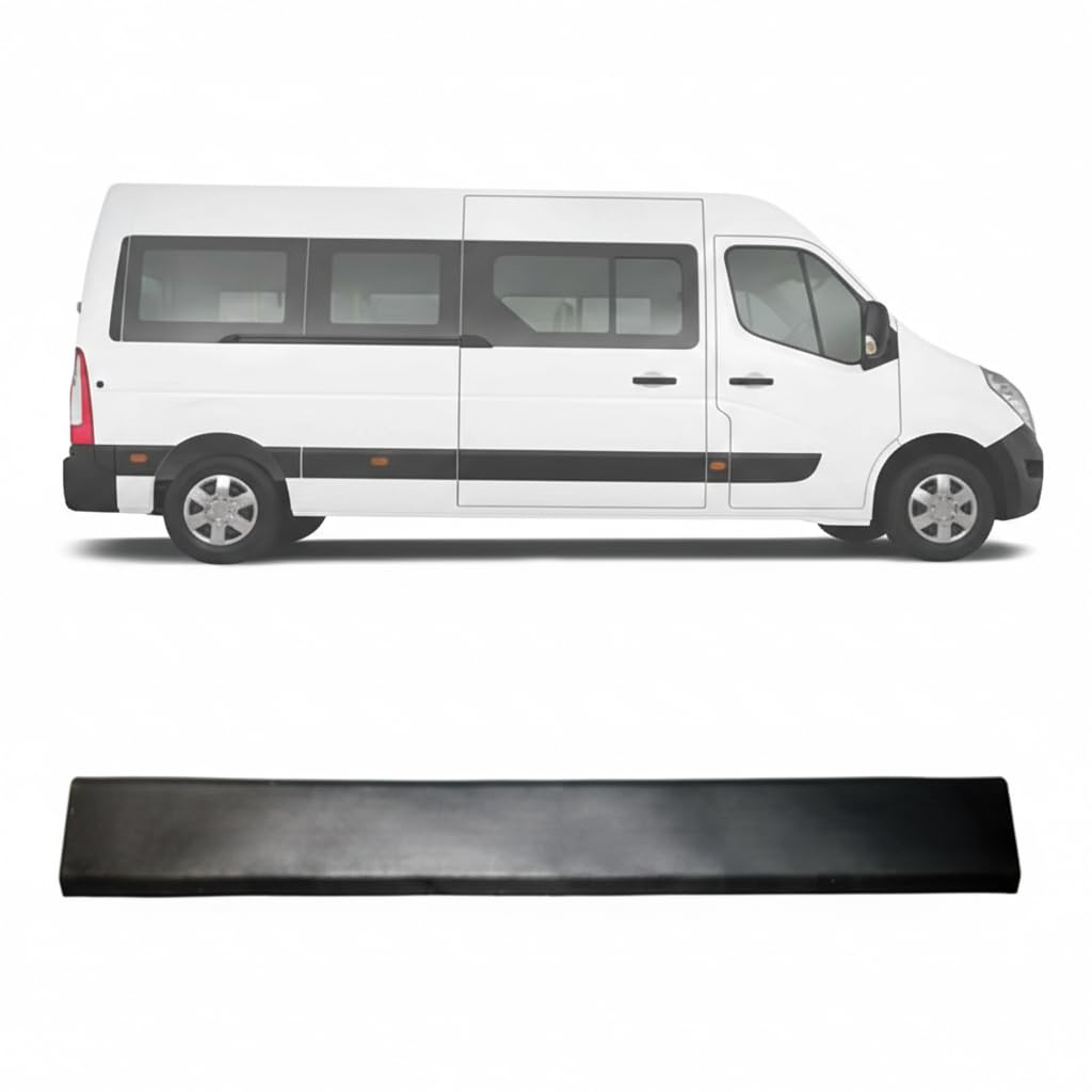 Tira Lateral Izquierda Trasera Con Clips Para Renault Master III Y Opel Movano B | Zubehör 5339522869, Fijación Incluida