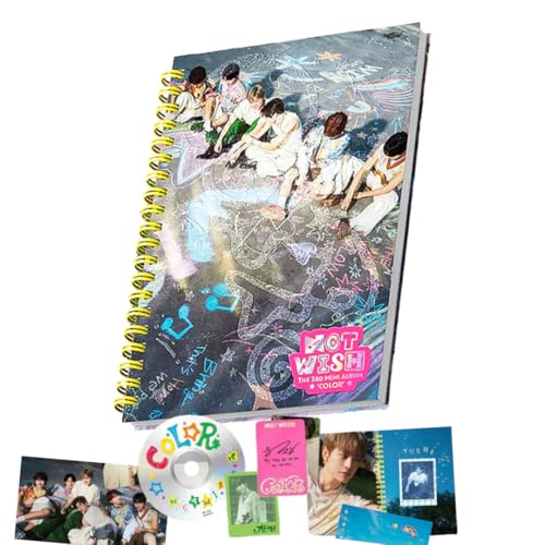 NCT WISH COLOR 3rd Mini Album [Photobook Ver.] CD + Photobook + Photocard + Poster + Sticker
