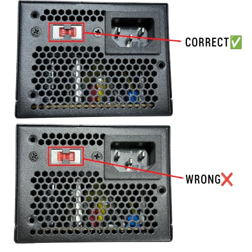 Image of ESGAMING TFX 300W Standard Flex ATX 300W Power Supply, Support 115 /220V Switch, All Protections