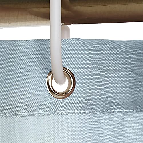 Rideau de douche salle de bain polyester pont lac 180x200