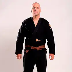 Kimono Jiu Jitsu Vouk Dubai Preto Trançado + Bolsa de Brinde