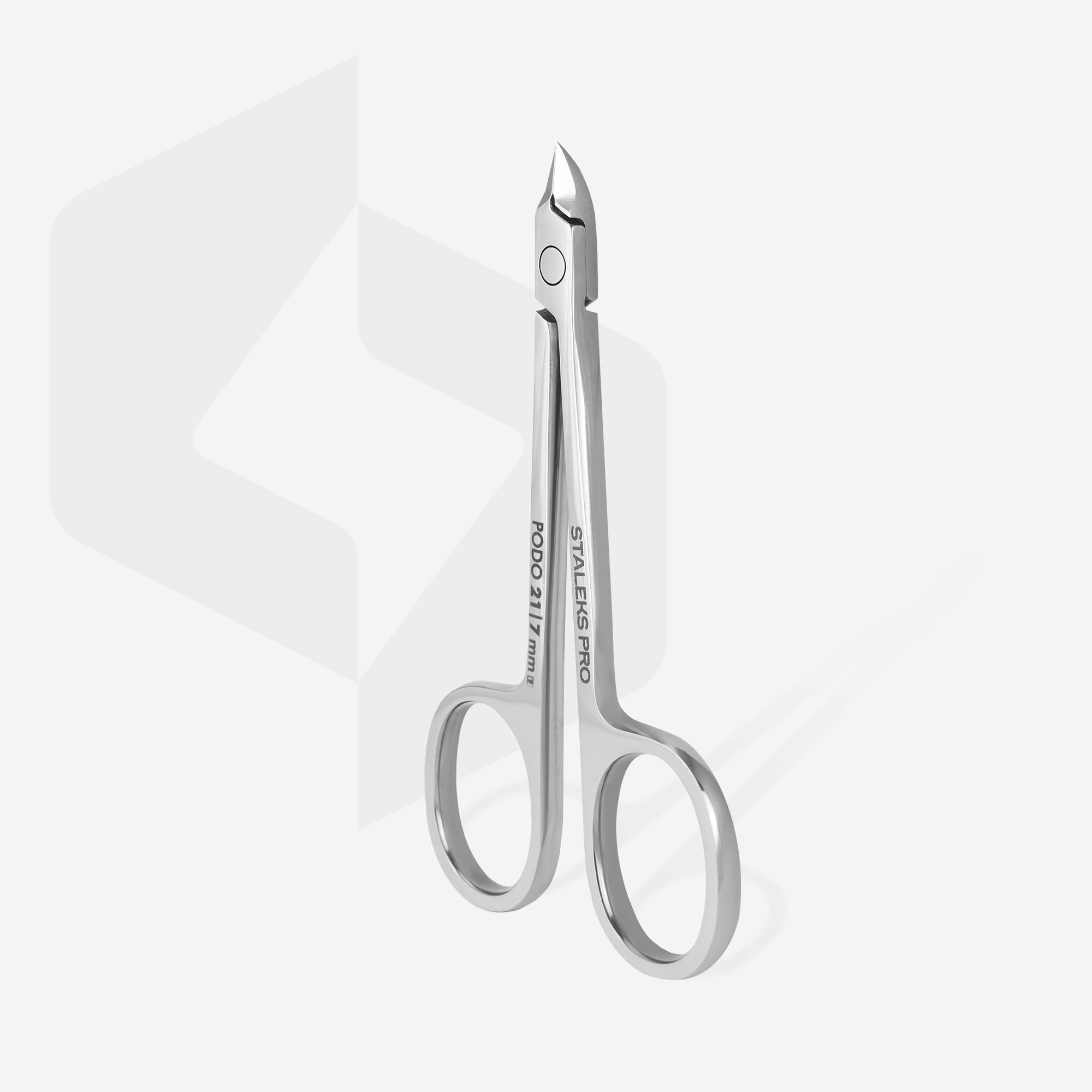 STALEKS PRO Alicates tipo tijera para uñas de los pies. Podo 21-7mm