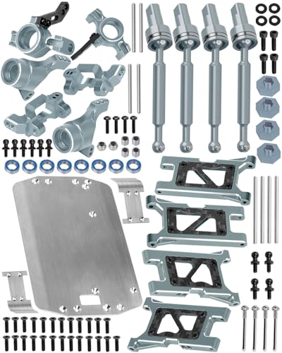 BRCatWPark RC Upgrades Part for 1/18 LaTrax Teton,Stainless Steel Chassis