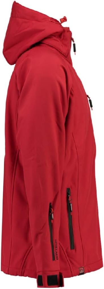 Geographical Norway Taboo Men's SR034H/GN Softshell Jacket Jacket – Red-S